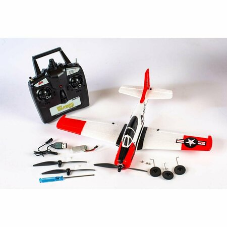 STAGES FOR ALL AGES T-28 Trojan Micro RTF Airplane with Pass ST3526309